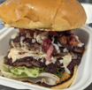 UK Smash Bacon and Cheese Burger